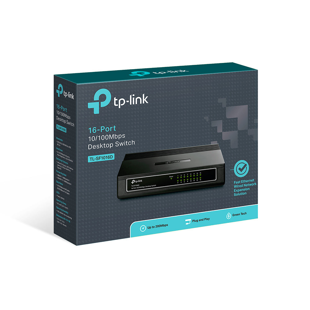 TP-LINK 16-PORT 10/100M MINI DESKTOP SWITCH - image 4