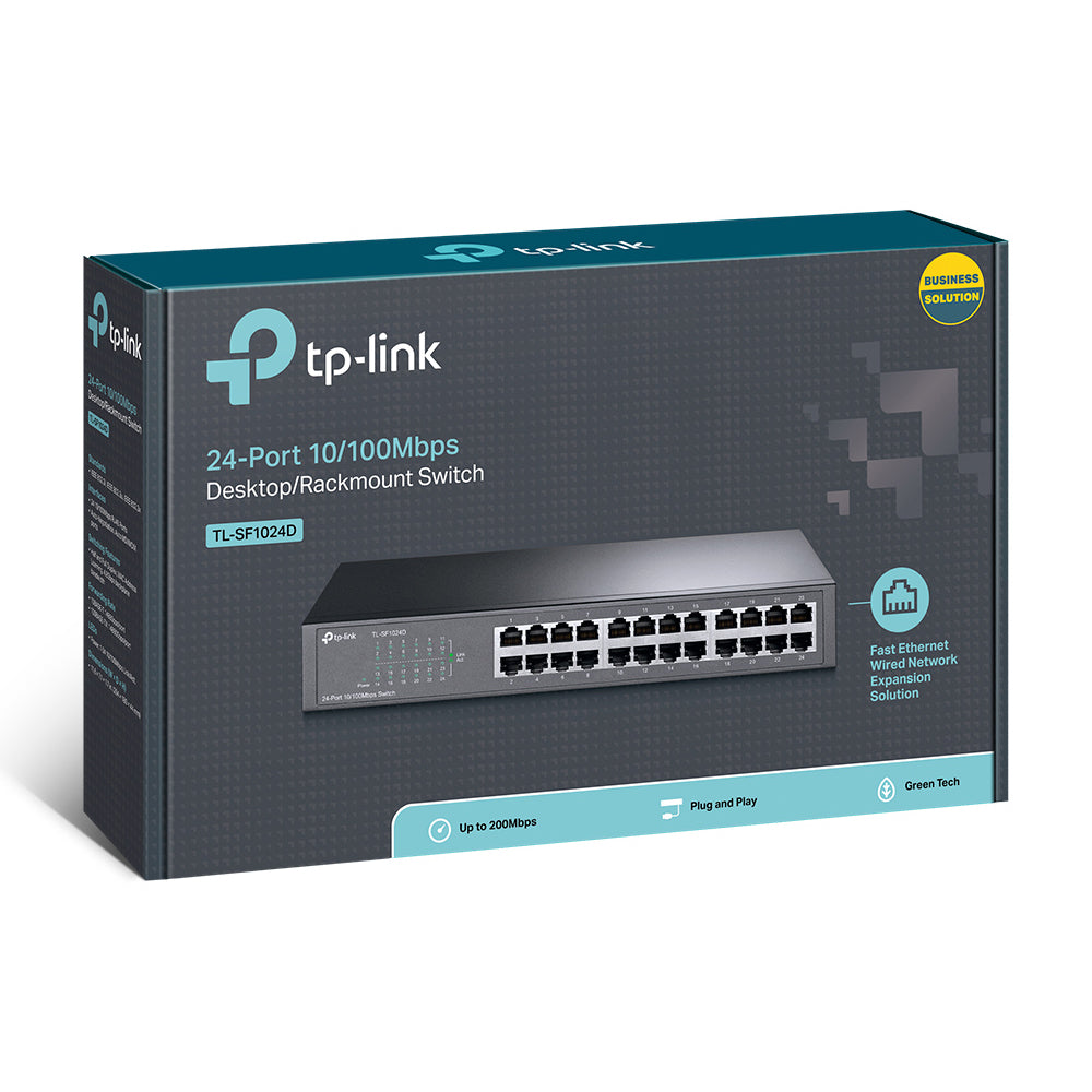 TP-LINK 24-PORT 10/100M DESKTOP SWITCH - image 4