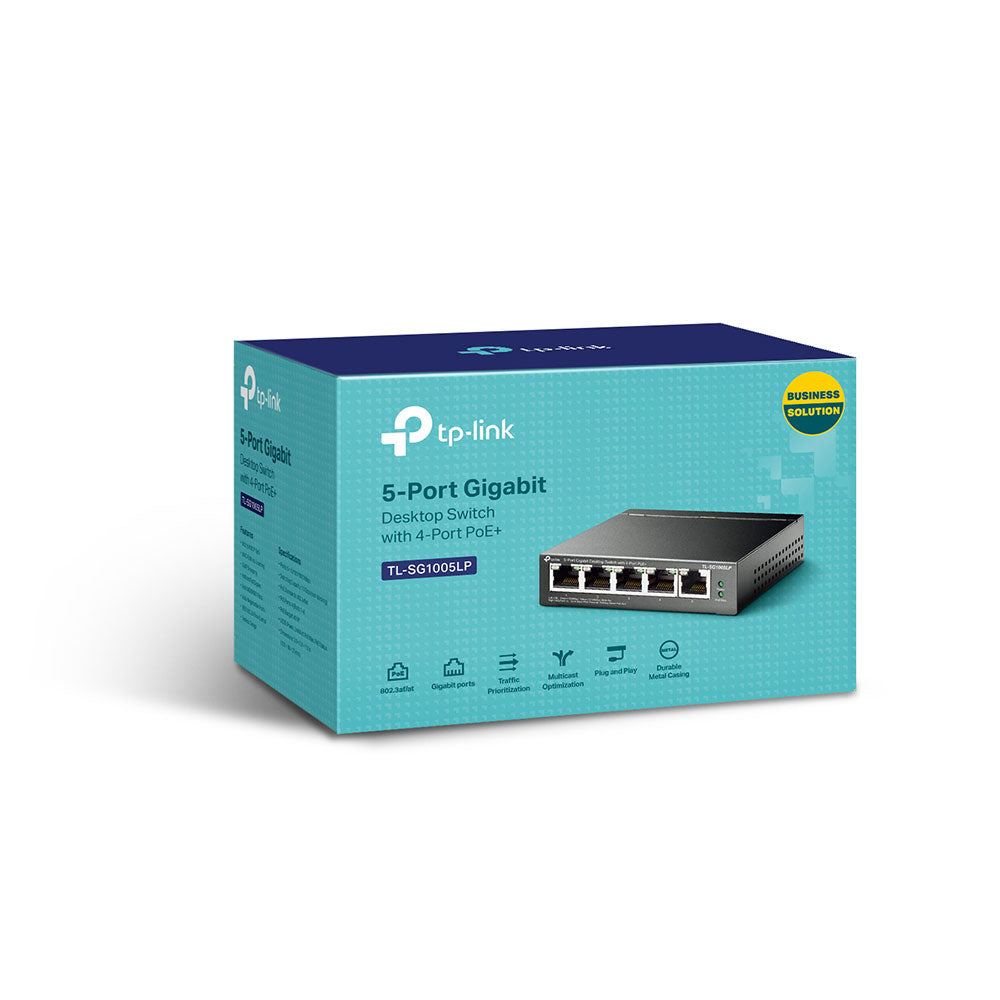 TP-LINK 5-PORT 100M DT SWITCH WITH 4-PORT POE - image 2