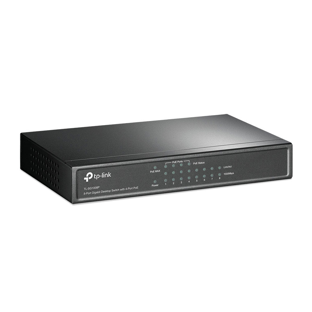 TP-LINK 8-PORT GBE 4-PORT POE DESKTOP SWITCH - image 2