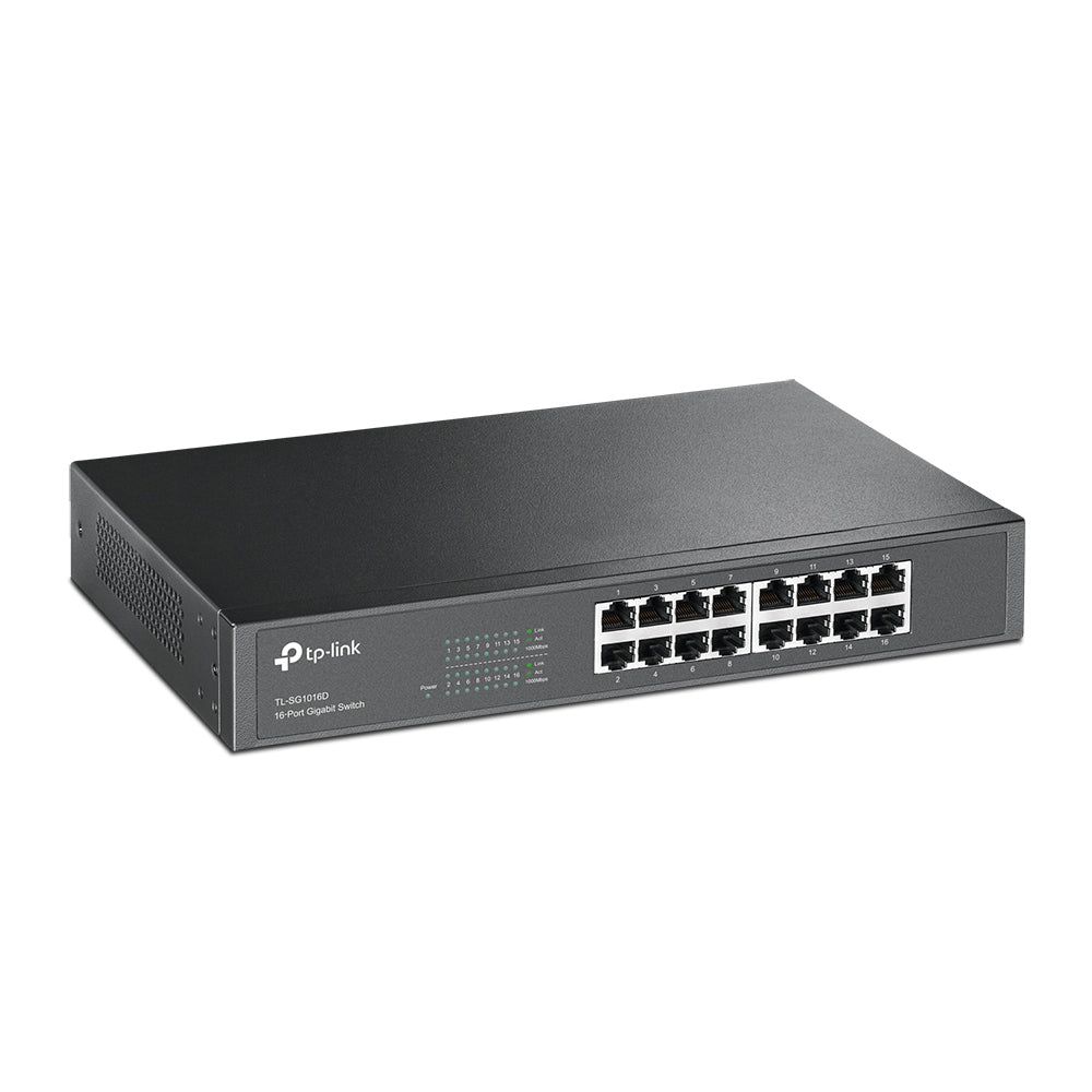 TP-LINK 16-PORT GIGABIT RACKMOUNT SWITCH - image 2