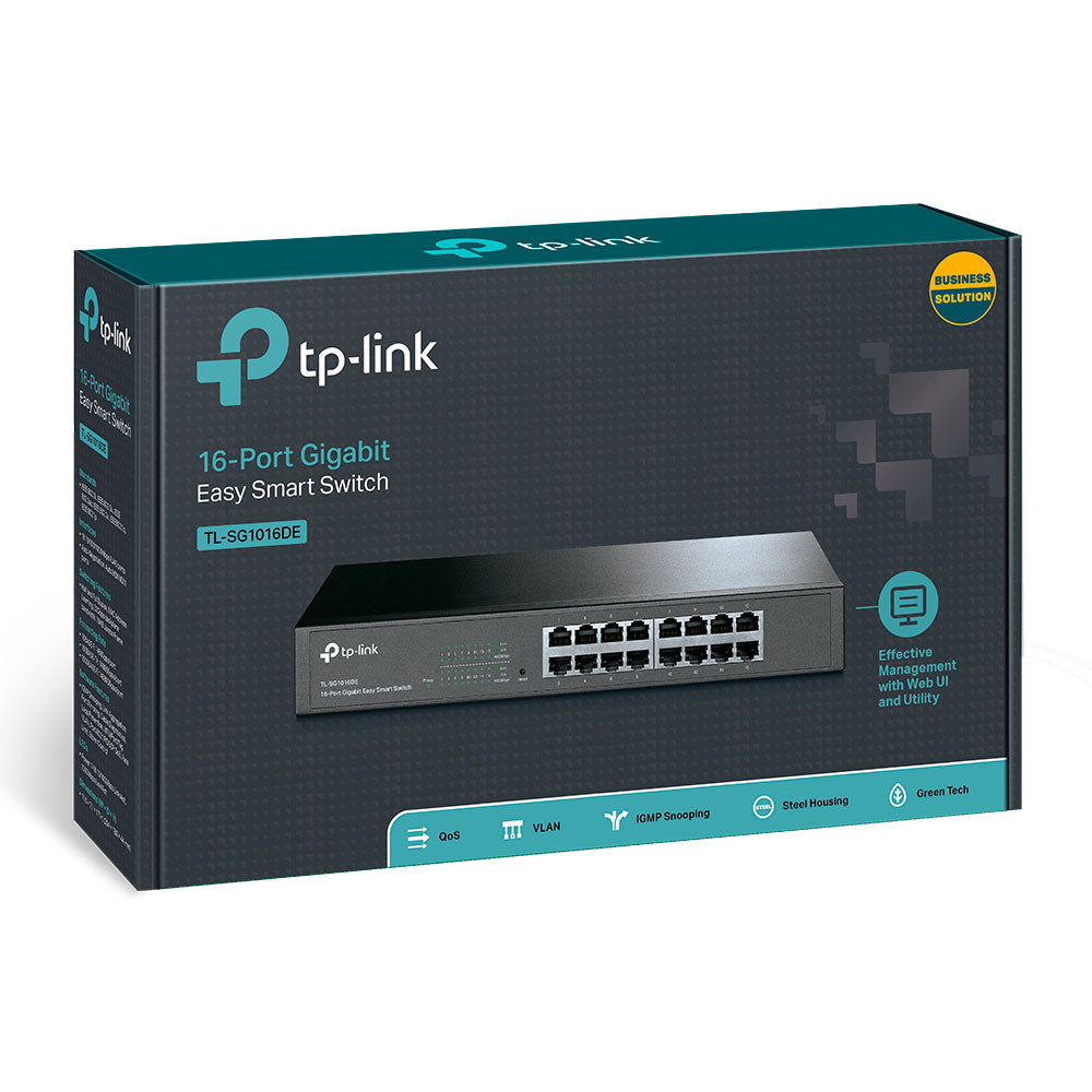TP-LINK 16-PORT GIGABIT RACKMOUNT SMART SWITCH - image 3