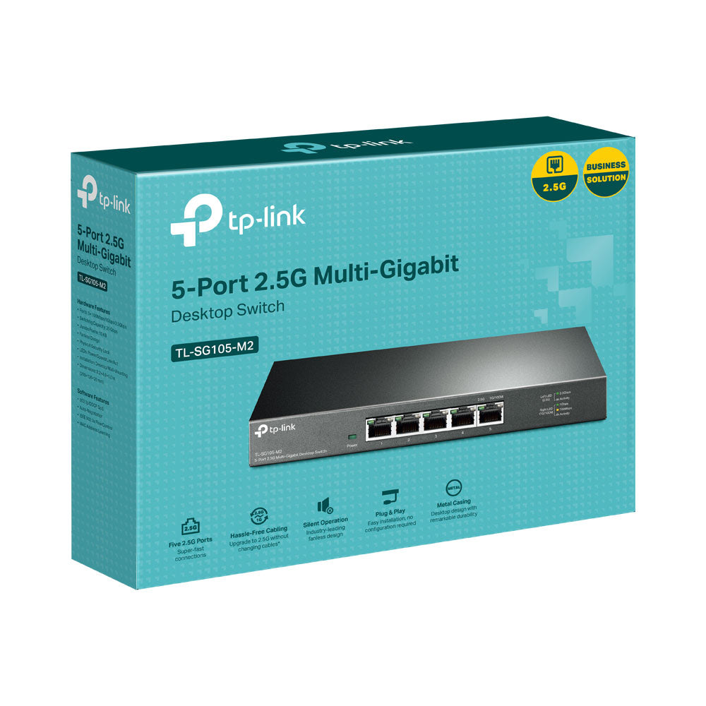 TP-LINK 5-PORT 2.5G MULTI-GIGABIT DESKTOP SWITCH - image 3