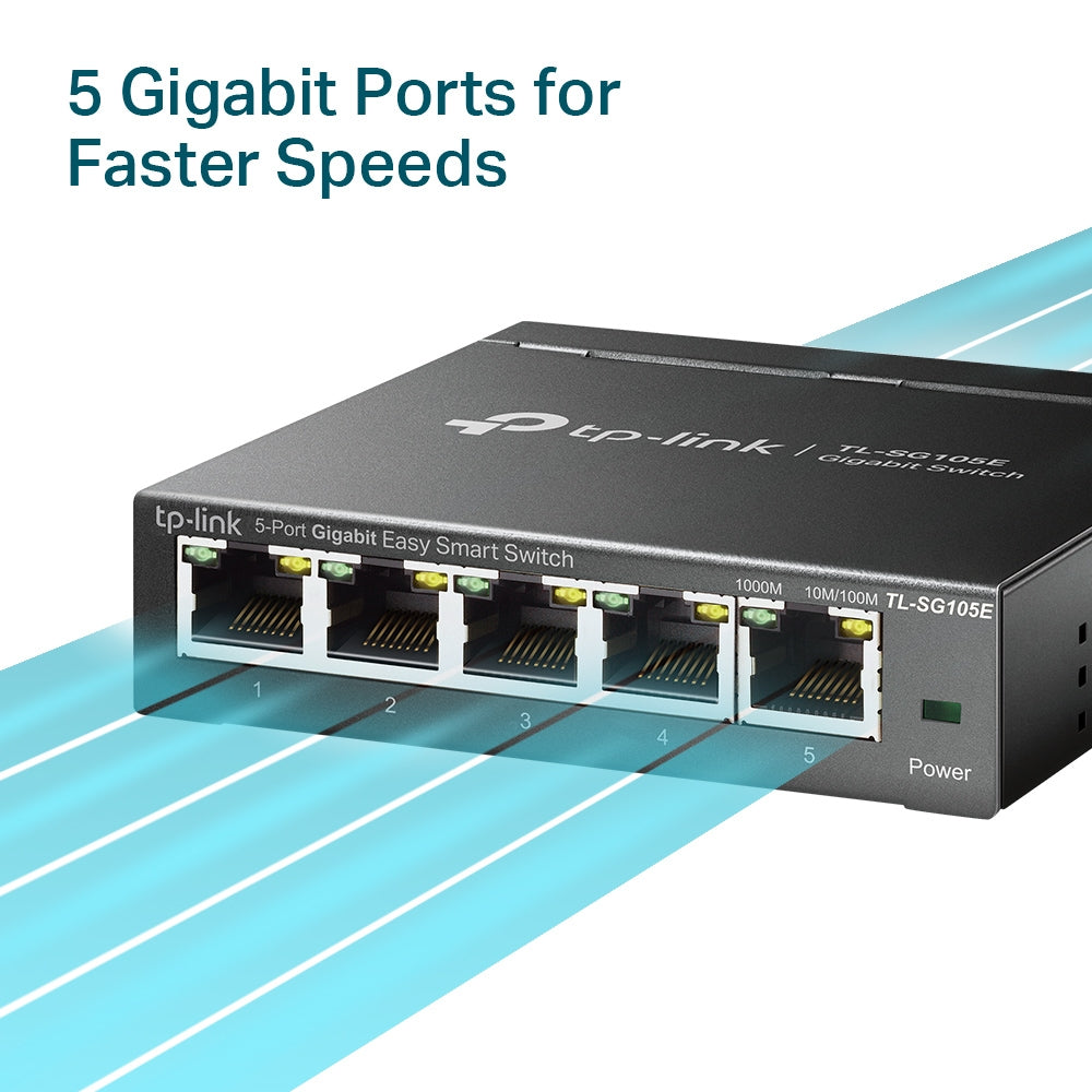 TP-LINK 5-PORT GIGABIT EASY SMART SWITCH - image 4