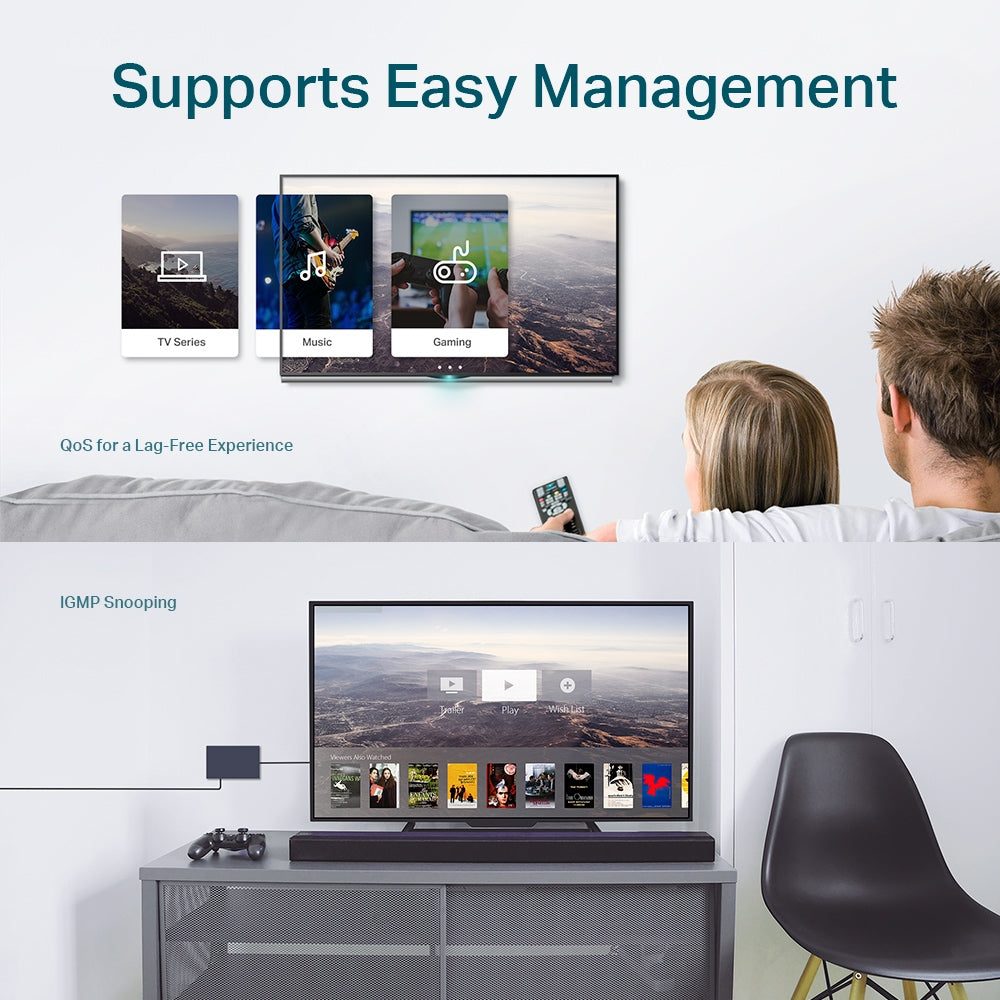 TP-LINK 5-PORT GIGABIT EASY SMART SWITCH - image 6