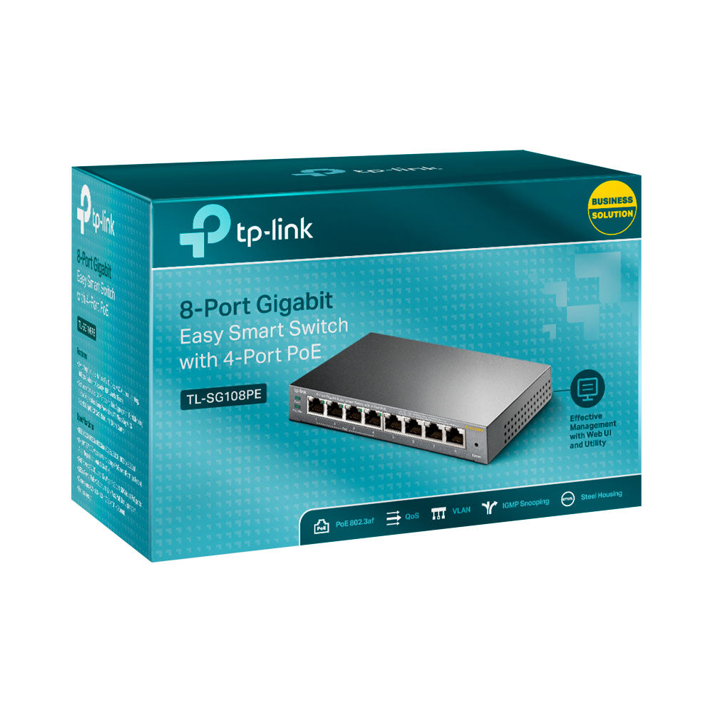 TP-LINK 8-PORT GIGABIT EASY SMART POE SWITCH - image 2