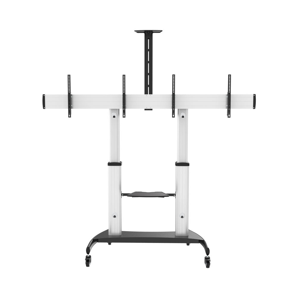 BRACKET DUAL 37-60INCH AV TROLLEY STAND 50KG, 1.6M - image 2