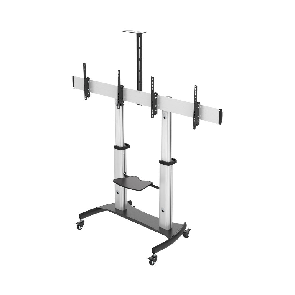 BRACKET DUAL 37-60INCH AV TROLLEY STAND 50KG, 1.6M - image 7
