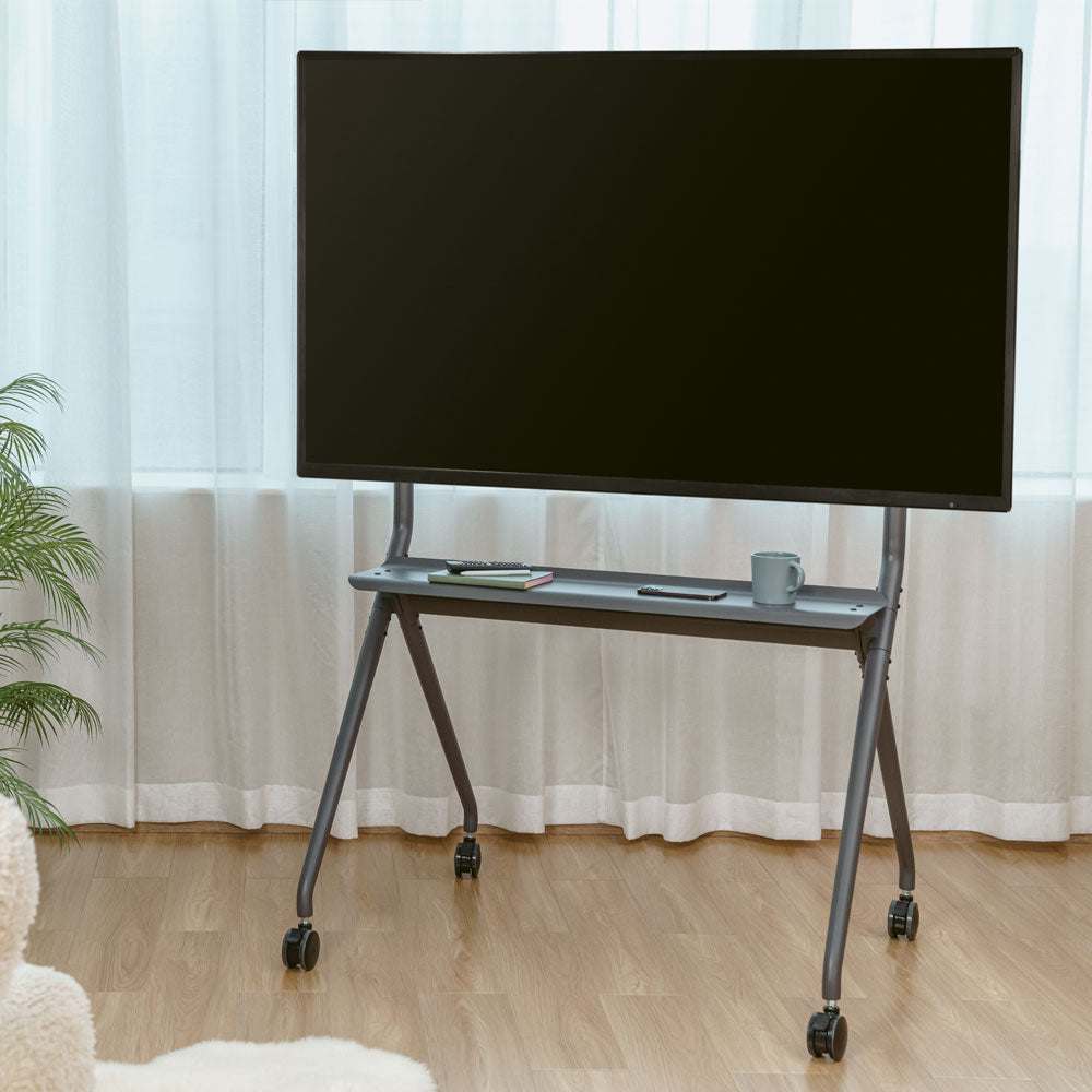 LINKQNET TTF15-68FW 50-86" HEAVY-DUTY STUDIO TV TROLLEY - image 6