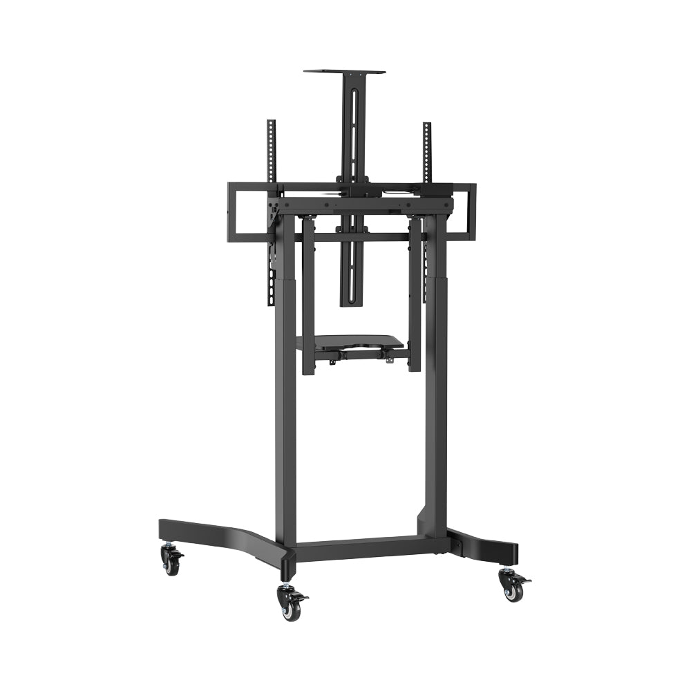 LINKQNET TTL14-68TW 55~100" DELUXE MOTORISED LARGE TV TROLLEY WITH TILT, EQUIPMENT SHELF AND CAMERA MOUNT - image 5