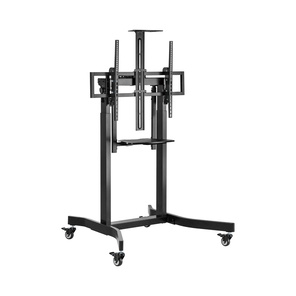 LINKQNET TTL14-68TW 55~100" DELUXE MOTORISED LARGE TV TROLLEY WITH TILT, EQUIPMENT SHELF AND CAMERA MOUNT - image 4