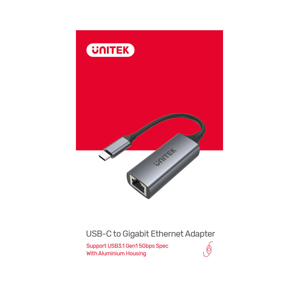 UNITEK TYPE-C TO GIG ETH 5GBPS ADAPTER (U1312A) - image 4