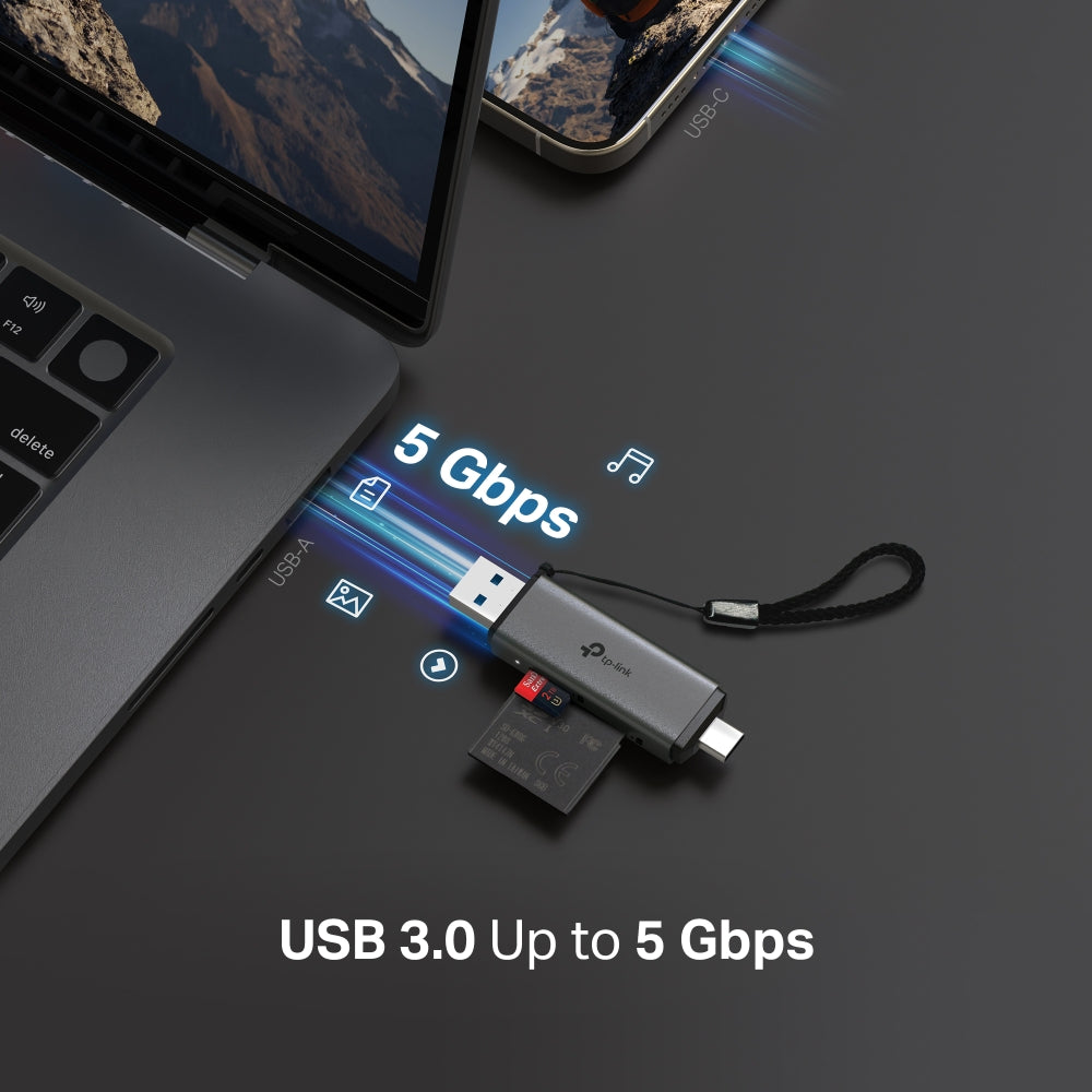 TP-LINK USB3.0 TYPE-C & TYPE-A TO SD & MICROSD - image 8