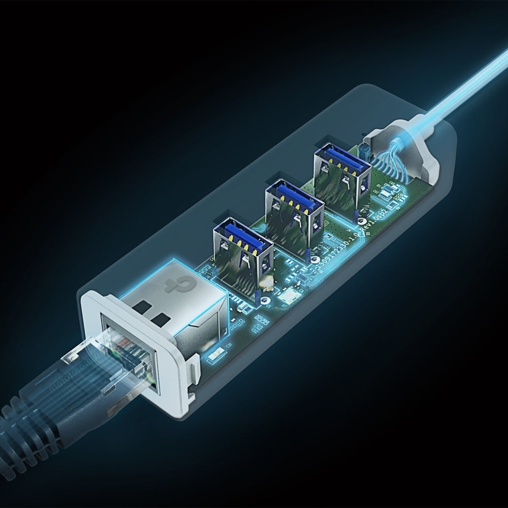 TP LINK USB TYPE-C 3-PORT HUB & GIGABIT ETHERNET - image 4