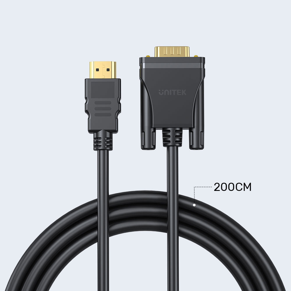 UNITEK V1185A01 2M HDMI TO VGA CABLE - image 7