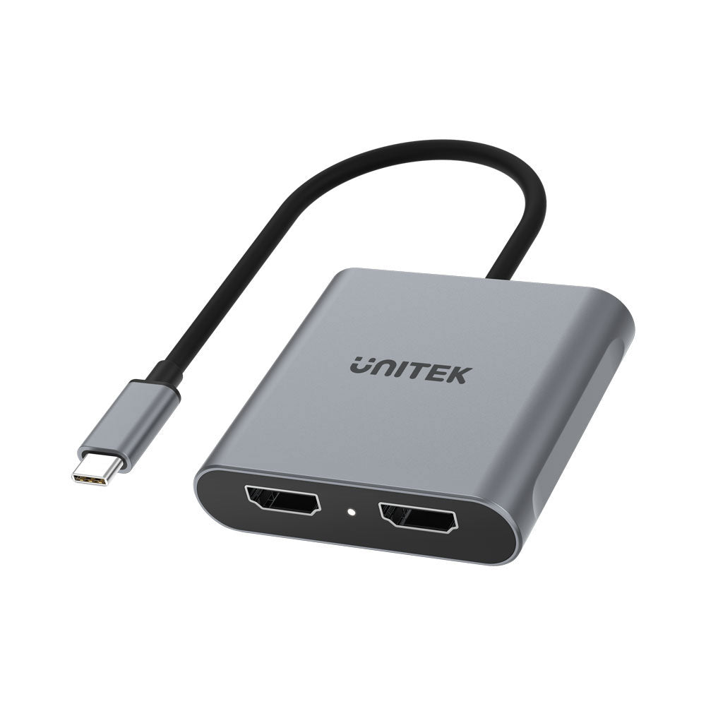 UNITEK TYPE-C TO DUAL HDMI2.0 4K ADAPTER (V1404B) - image 4