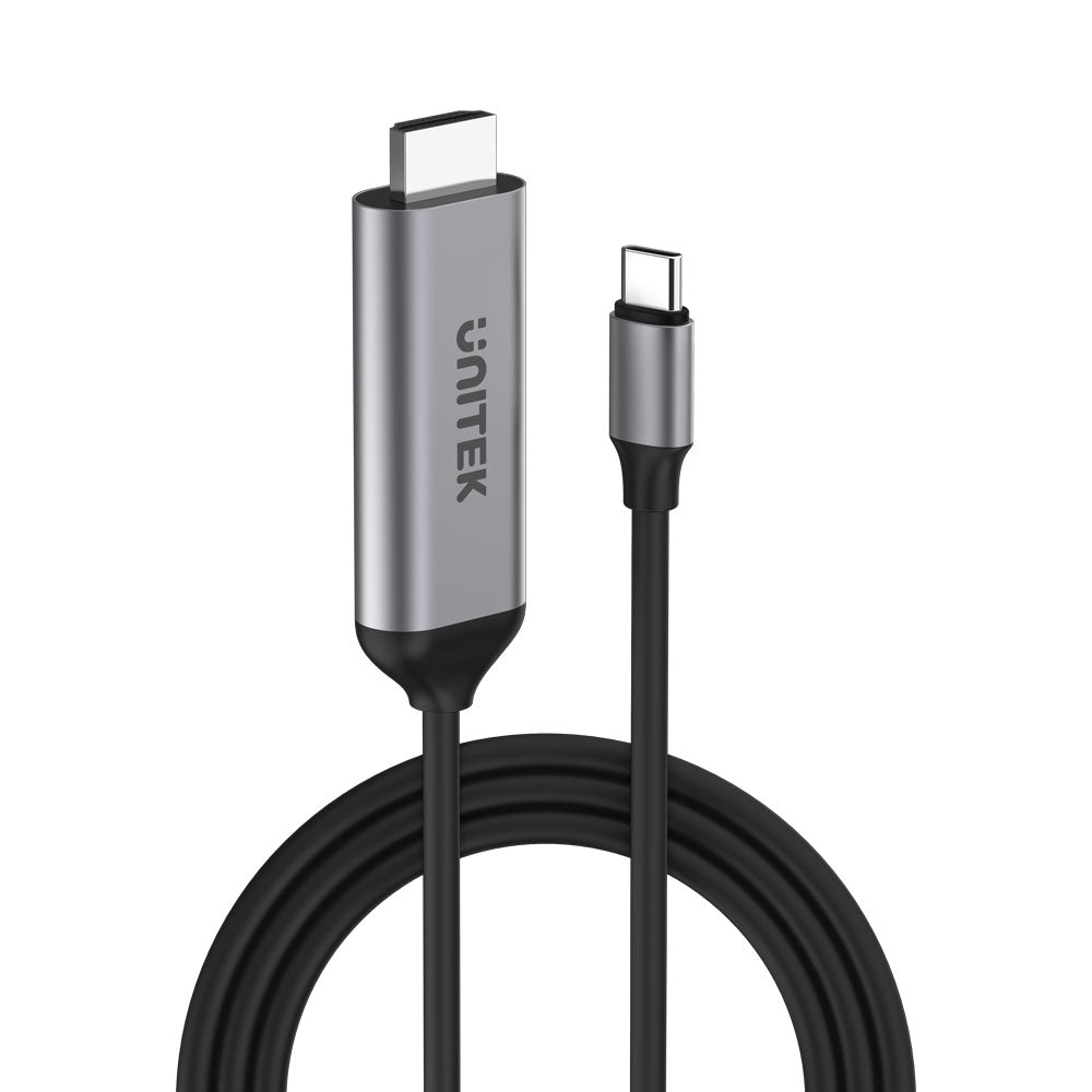 UNITEK 1.8M TYPE C TO HDMI CABLE GREY (V1423A) - image 2