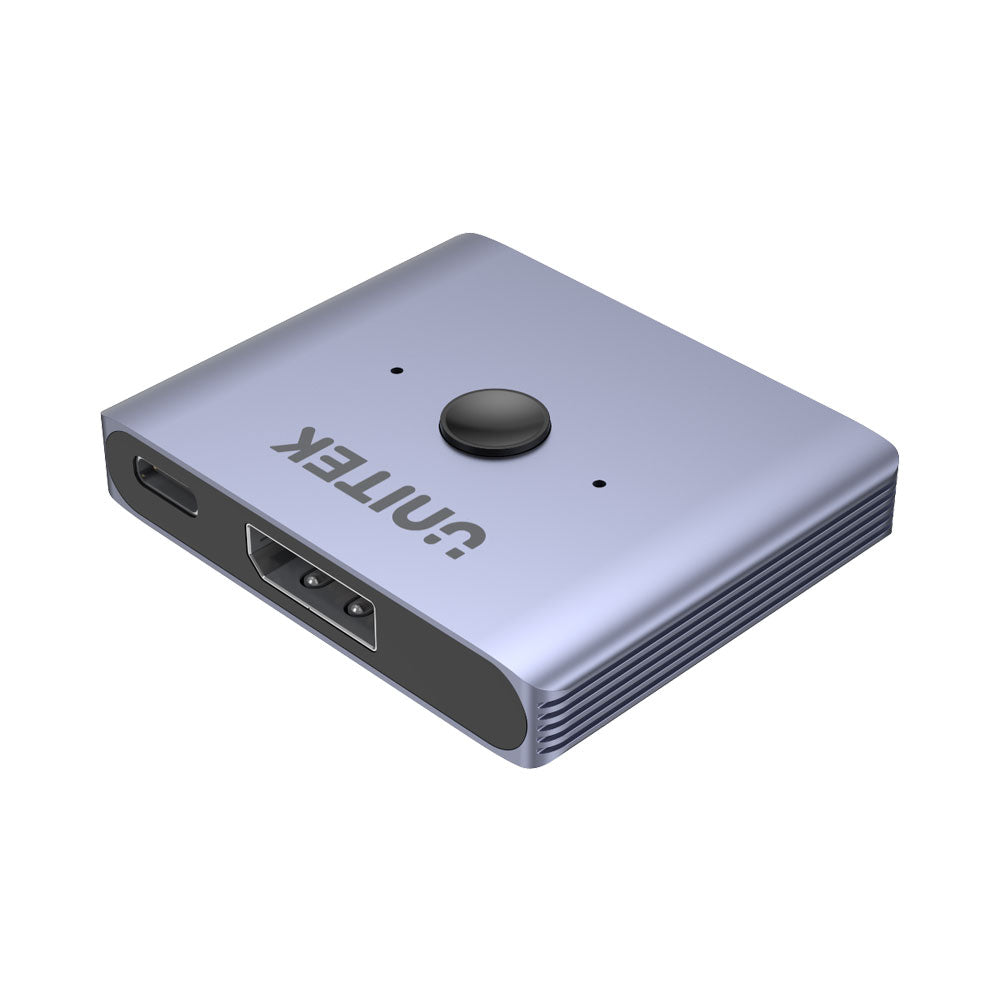 UNITEK DP1.4 SWITCH 2IN1/1IN1(V1609A) GREY - image 4