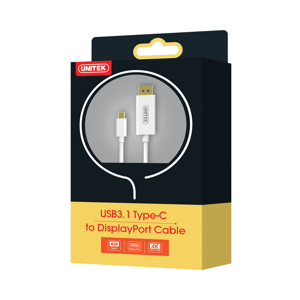 UNITEK 1.8M TYPE-C TO DISPLAYPORT MM CABLE (V400A) - image 2
