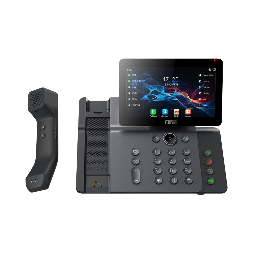 FANVIL V66 PRO PRIME BUSINESS IP PHONE WITH CORDLESS HANDSET, 7" ROTATABLE COLOUR TOUCH SCREEN, WI-FI 6, BLUETOOTH, GIGABIT AND POE SUPPORT - image 4