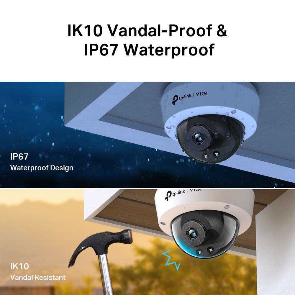 TP-LINK VIGI DOME IP CAMERA 2MP IR 2.8MM - image 2