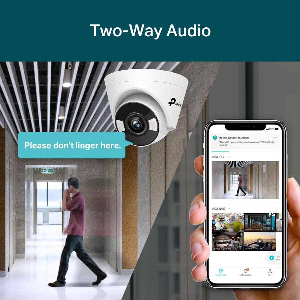 TP-LINK VIGI TURRET IP CAMERA 5MP FULL COLOR 2.8MM - image 6