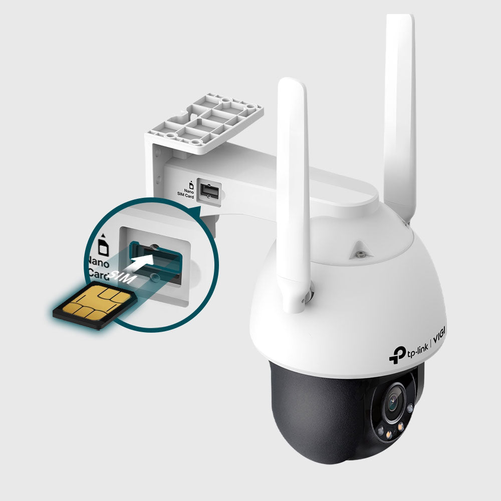 TP-LINK VIGI TURRET 4G/LTE CAM 4MP FULL COLOR 4MM - image 2