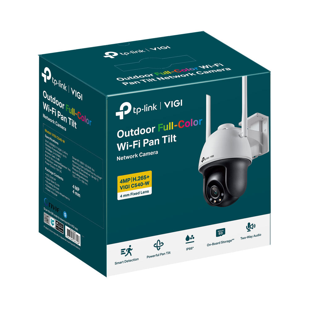 TP-LINK VIGI TURRET WIFI CAMERA 4MP FULL COLOR 4MM