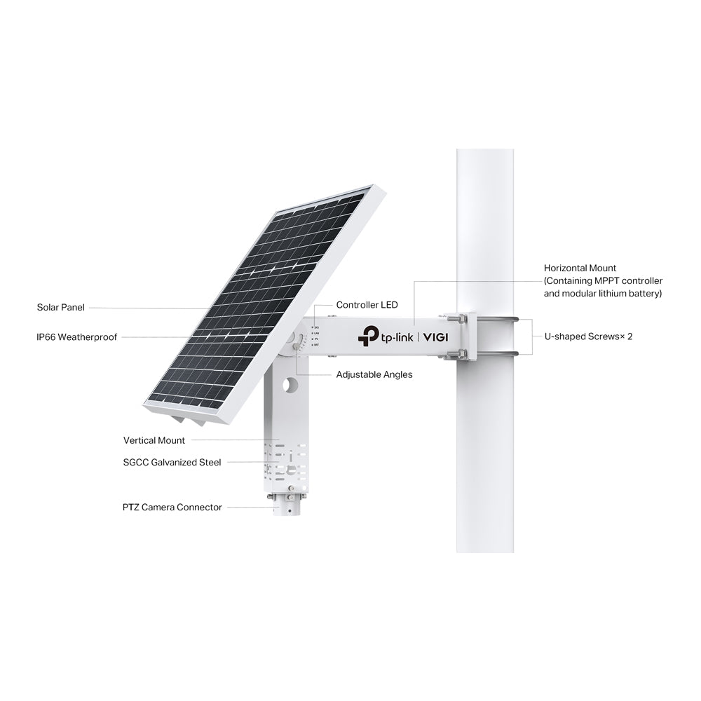 TP LINK VIGI SOLAR PANEL 60W AND 20.8AH BATTERY - image 4