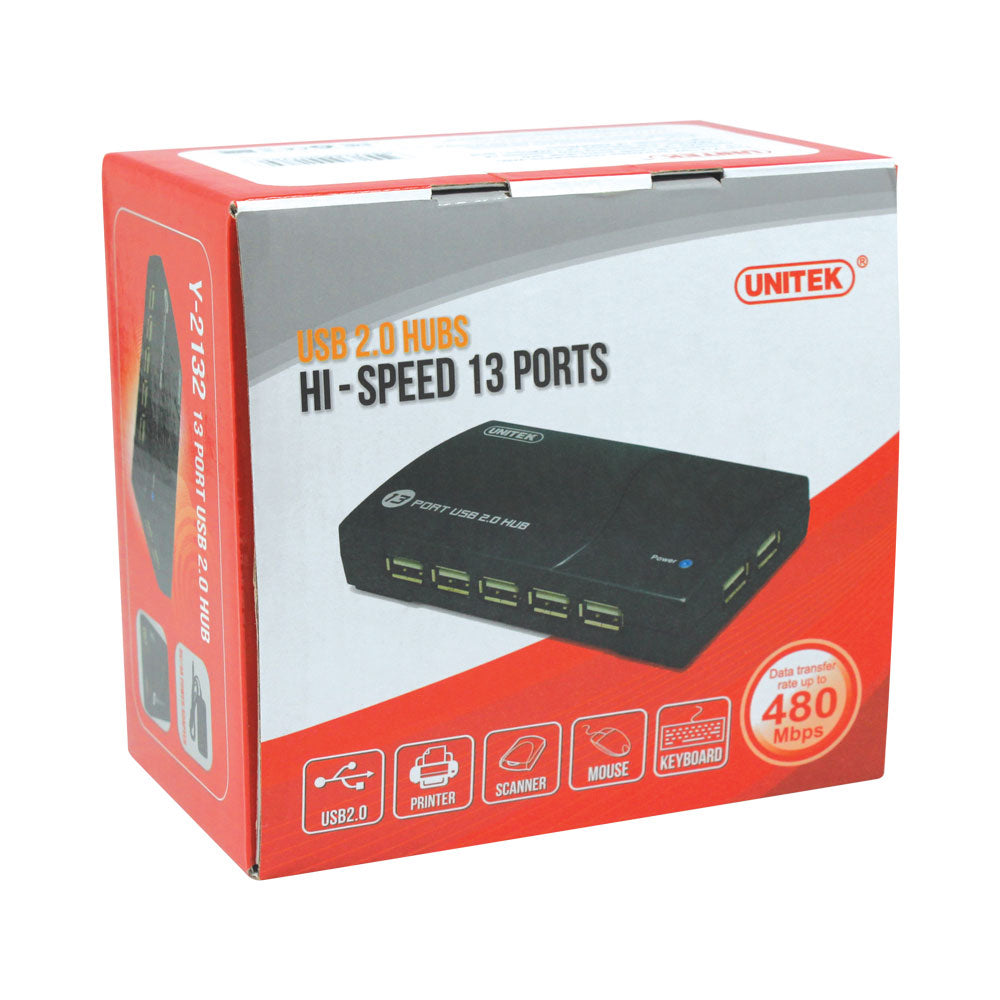 UNITEK 13-PORT USB2.0 HUB (Y-2132) - image 2