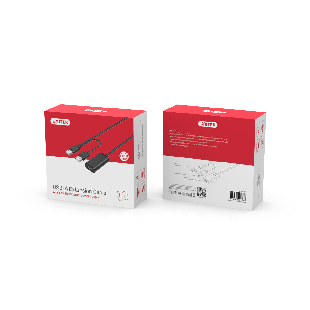 UNITEK 20M USB2.0 ACTIVE EXTENSION CABLE (Y-279) - image 2