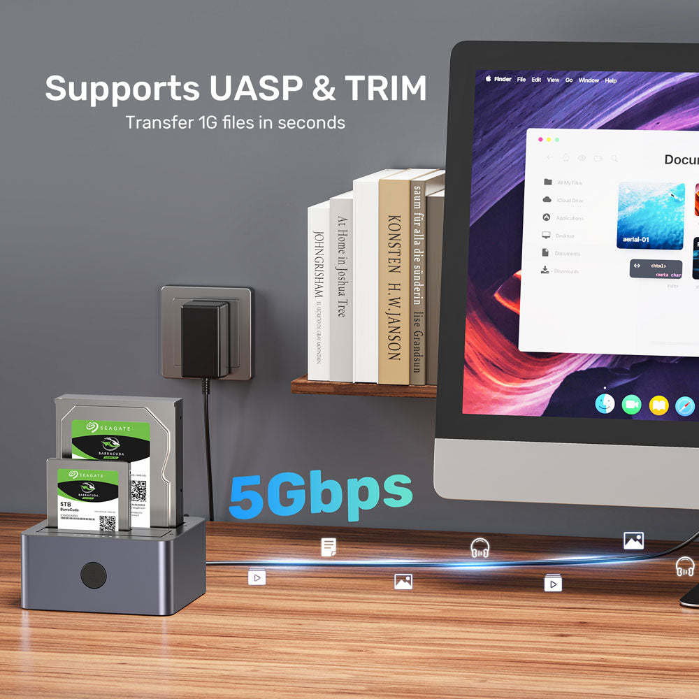 UNITEK USB3.0 SATA DISK D/S ADAPT(Y-3026GY01) - image 7
