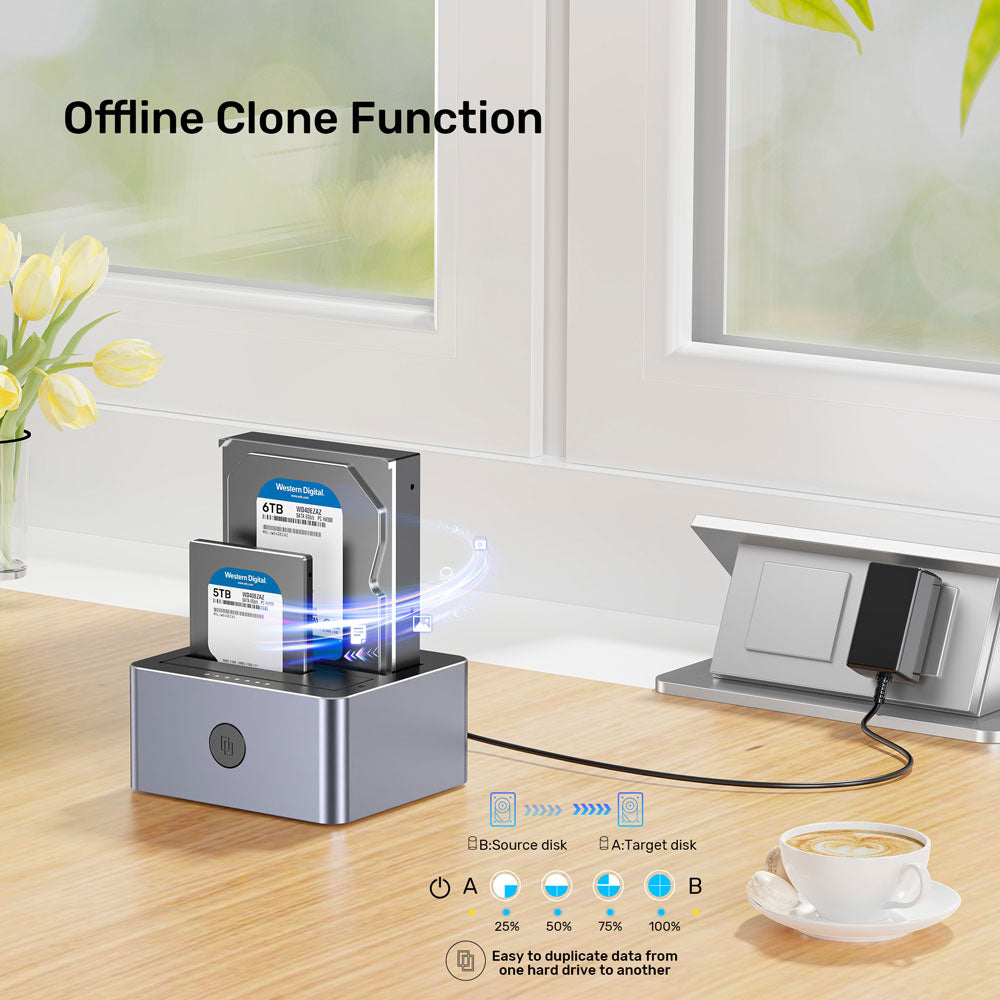 UNITEK SATA DOCKING/CLONE STATION  (Y-3027GY01-EU) - image 6