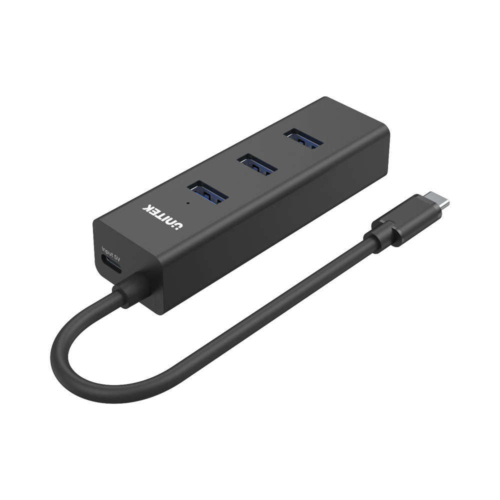 UNITEK USB-A 4-PORT HUB, USB-C POWER PORT(Y-3089Z) - image 2