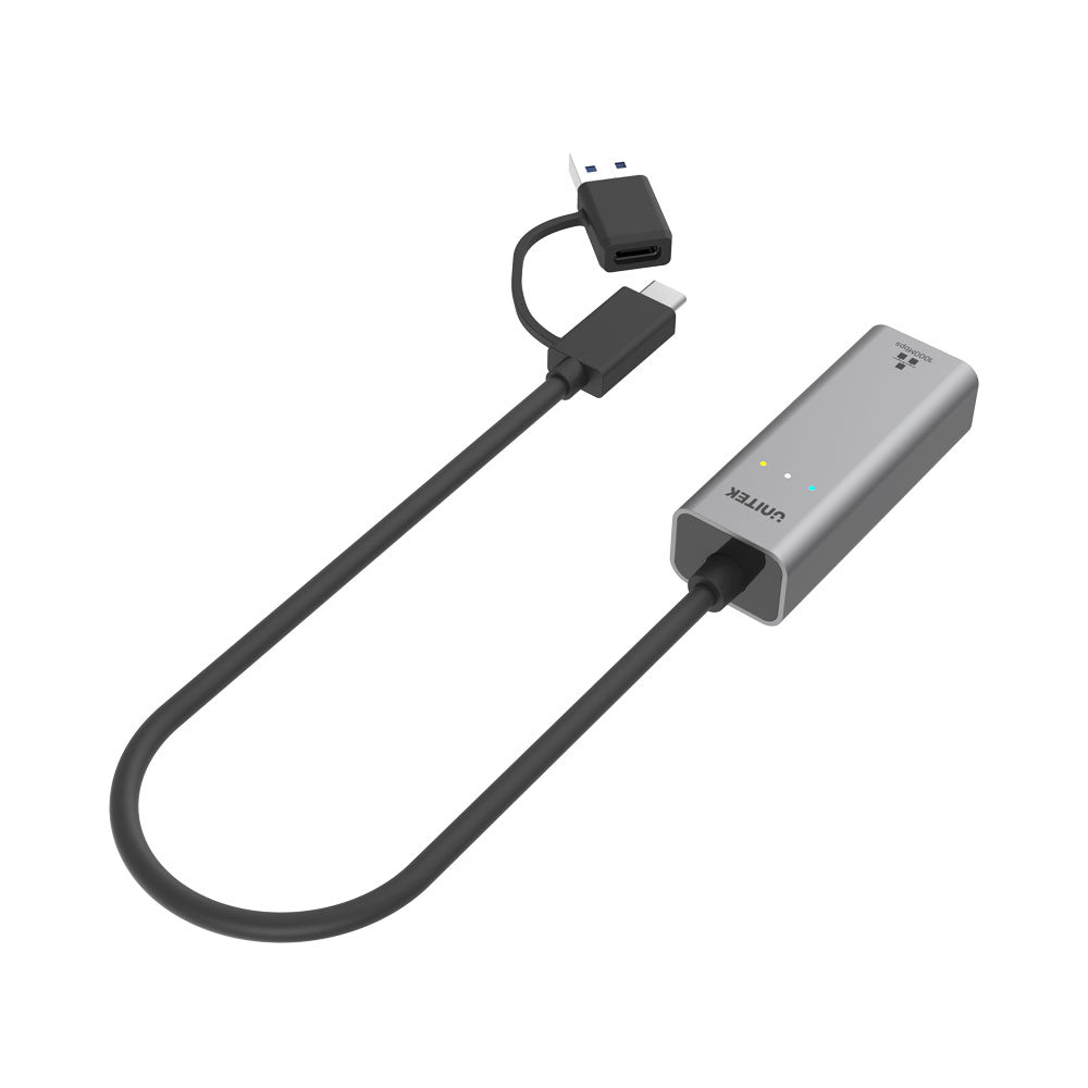 UNITEK USB3.1 TYPE-C GB CONV WTH ADAP GY(Y-3465A) - image 2