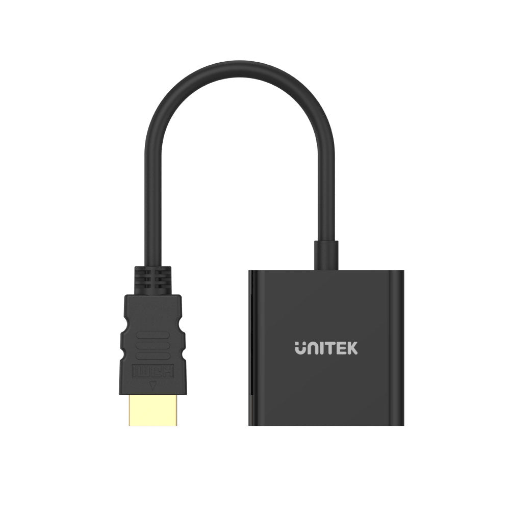 UNITEK HDMI MALE TO VGA FEMALE WITH AUDIO (Y-6333) - image 2