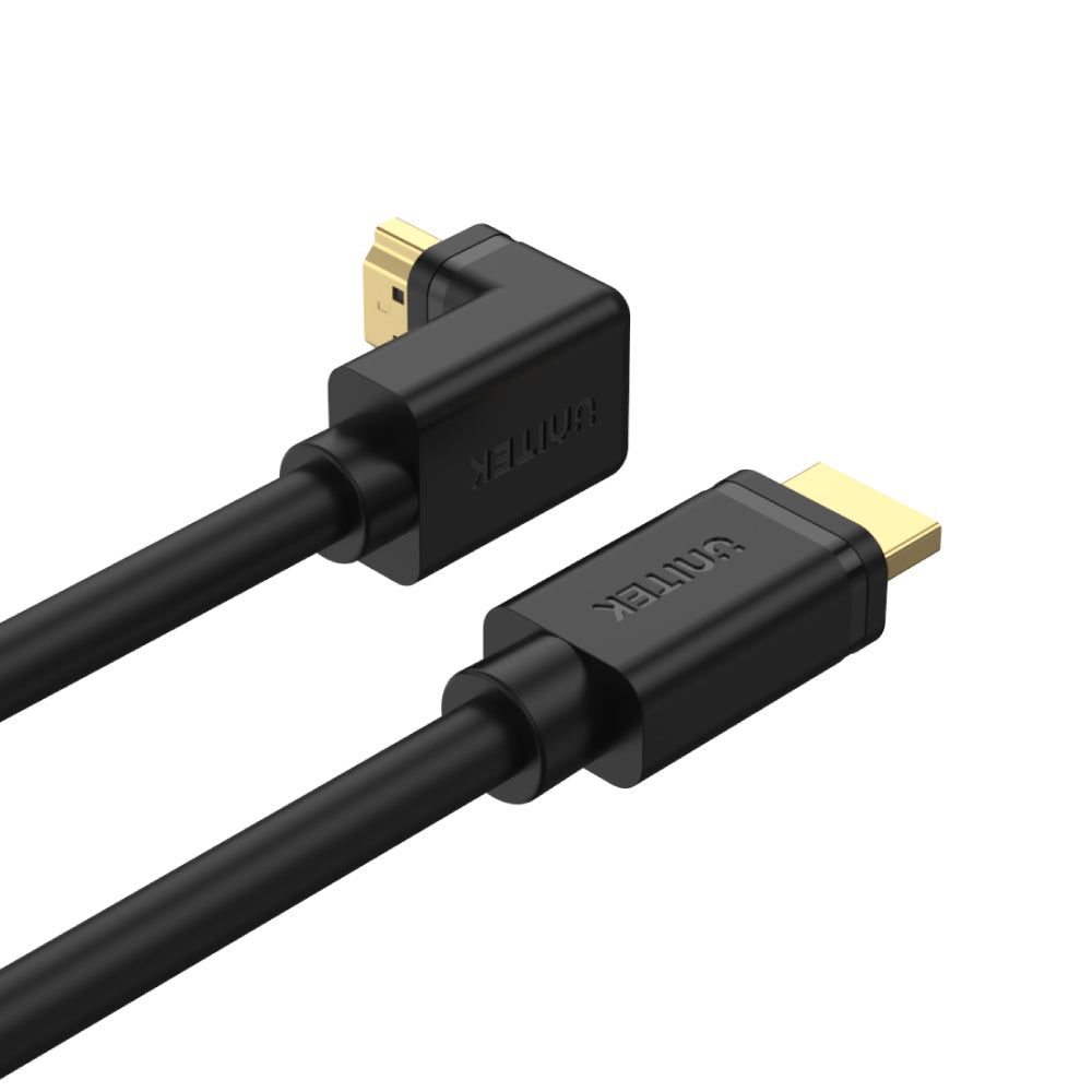 UNITEK 3M HDMI RIGHT ANGLE 90DEG CABLE (Y-C1002)* - image 2