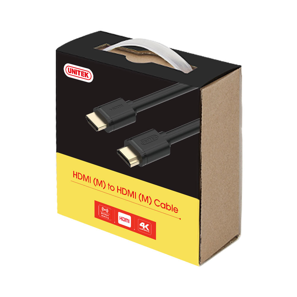 UNITEK 1M HDMI 2.0 MALE TO MALE CABLE (Y-C136MBK) - image 2