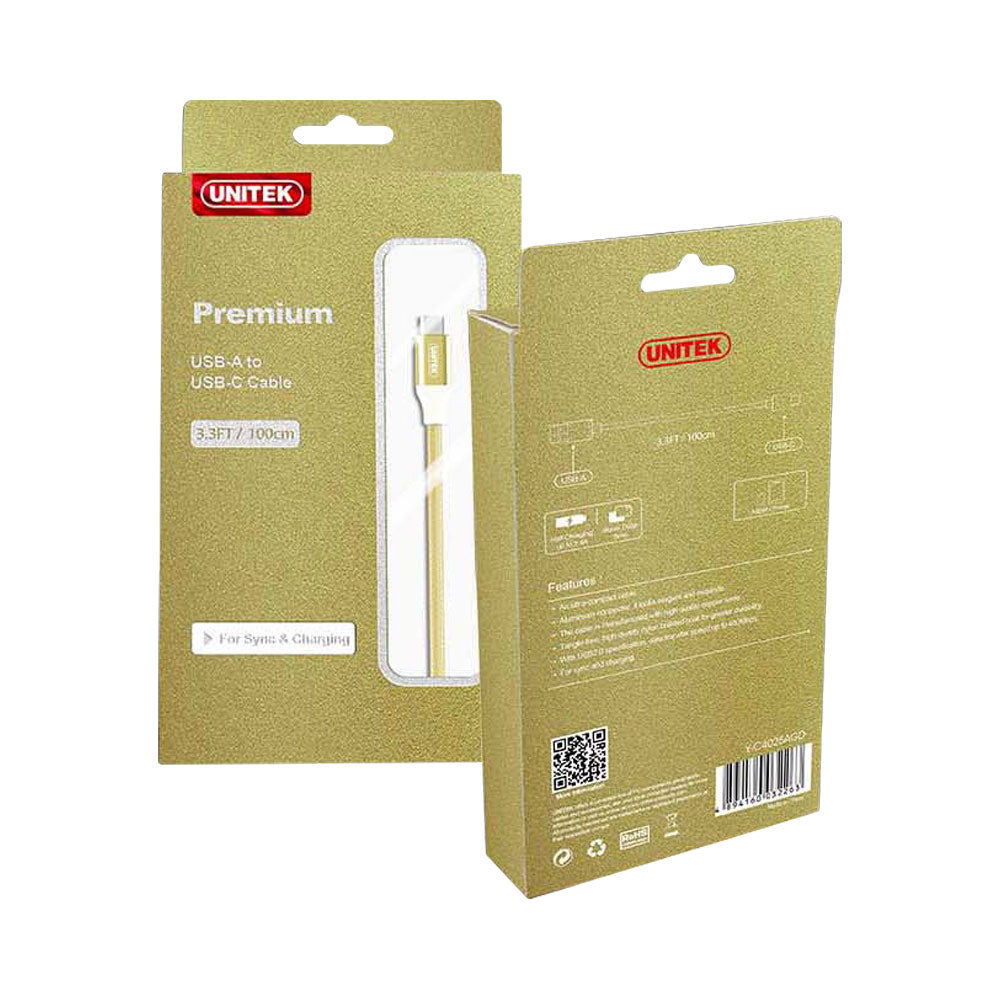 UNITEK 1.5M,2-1 MICRO & LIGHTNING GOLD (Y-C4023GD) - image 2