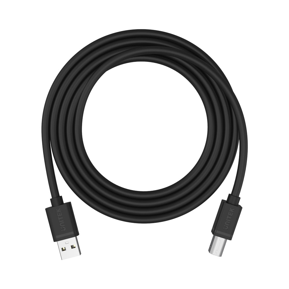 UNITEK 1M USB2.0 AM TO BM CABLE (Y-C430GBK) - image 2