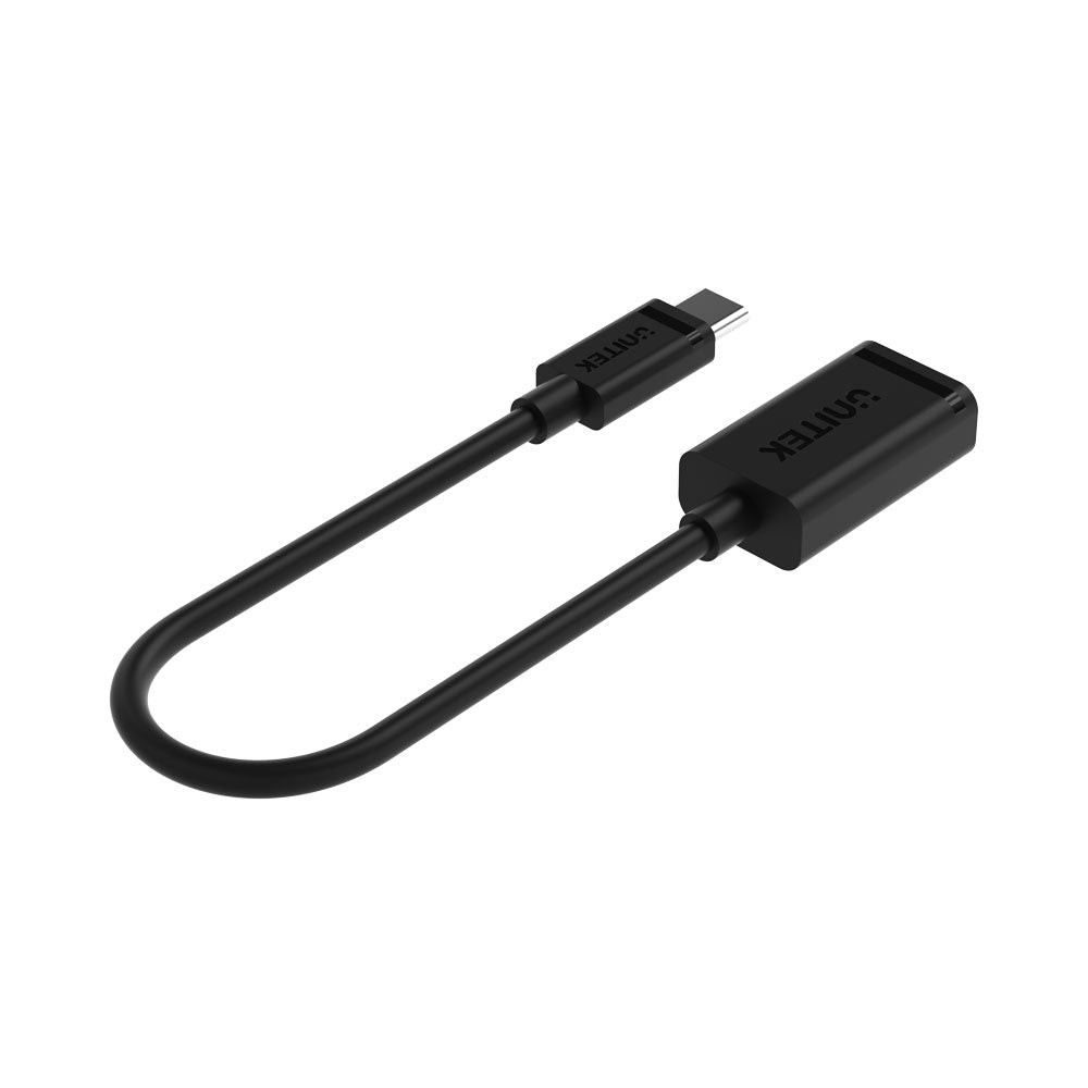 UNITEK 20CM USB3.0 TYPE-C M TO A F CABLE(Y-C476BK) - image 3
