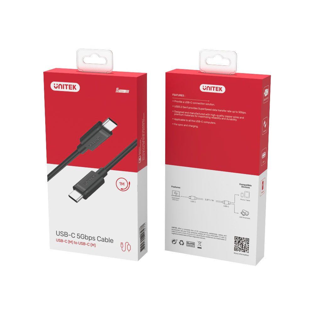 UNITEK C477BK01-3M 3M USB3.0 TYPE-C PD60W CHARGING CABLE - image 3