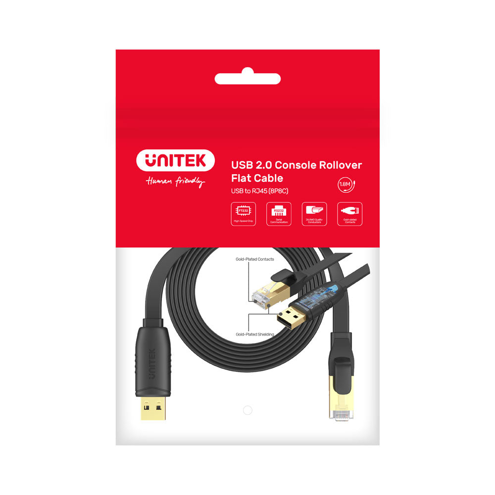 UNITEK 1.8M USB TO RJ45 (Y-SP02001B) - image 3