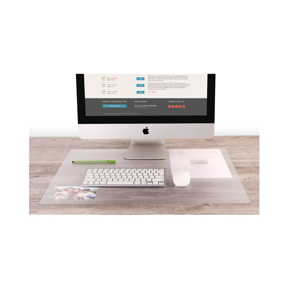 SMOOTH DESK MAT TRANSPARENT - image 2