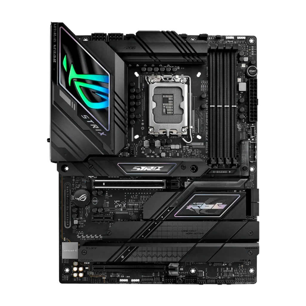 ASUS ROG STRIX Z790-F GAMING WIFI II, Intel, LGA 1700, Intel® Celeron®, Intel® Pentium® Gold, Intel® Core™ i3, Intel® Core™ i5, Intel® Core™..., LGA 1700, DDR5-SDRAM, 192 GB