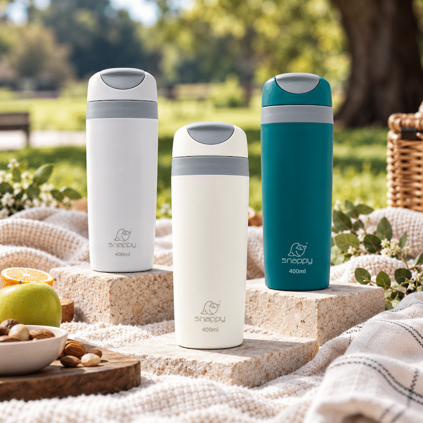 Snappy Smooth Thermal Tumbler 400ml Vanilla ( Order in Qty of 12) - image 6