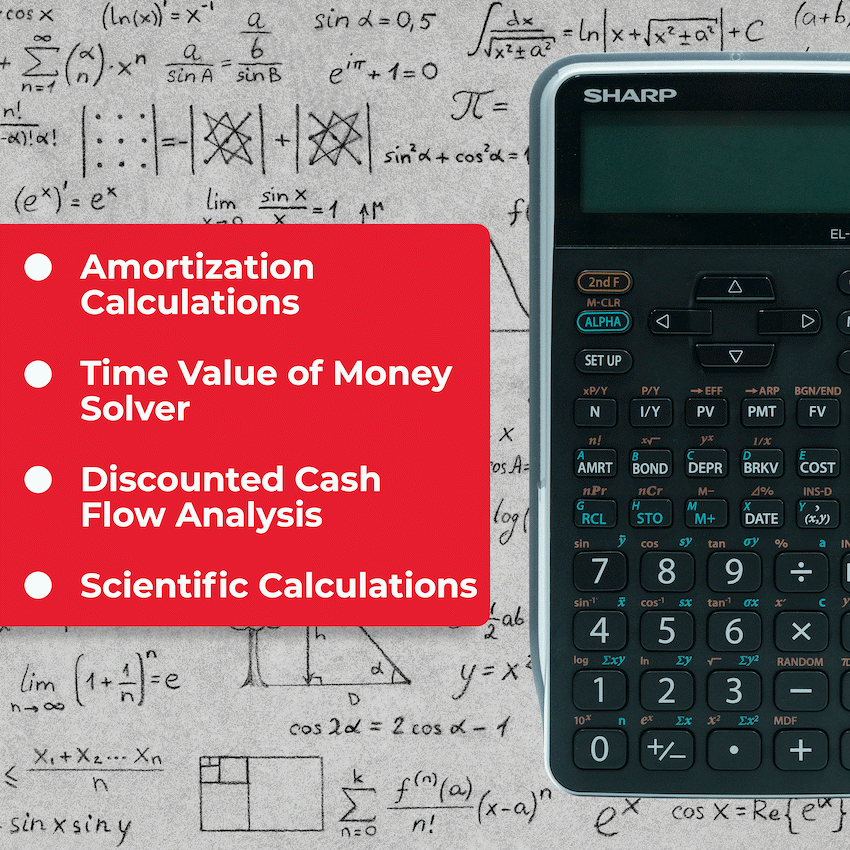 Sharp EL-738 XTB - Advanced Financial Calculator NEW DESIGN - image 6