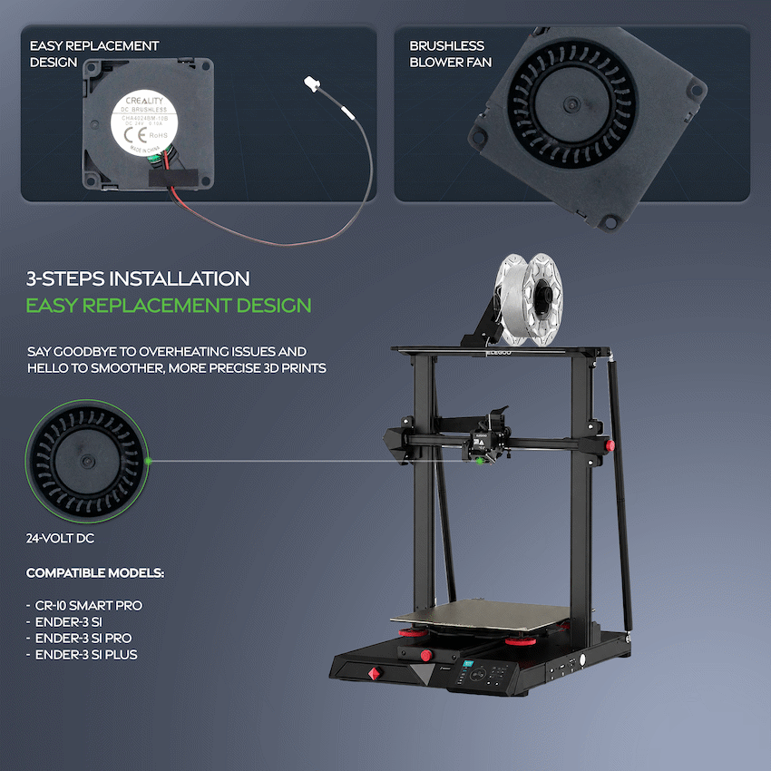 Creality Hotend 4010 Blower Fan - image 6