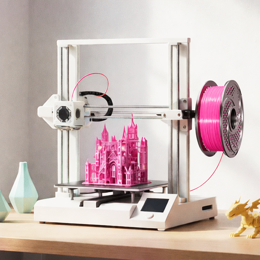 SA Filament PLA UV Neon Filament 1kg -  Pink - image 6