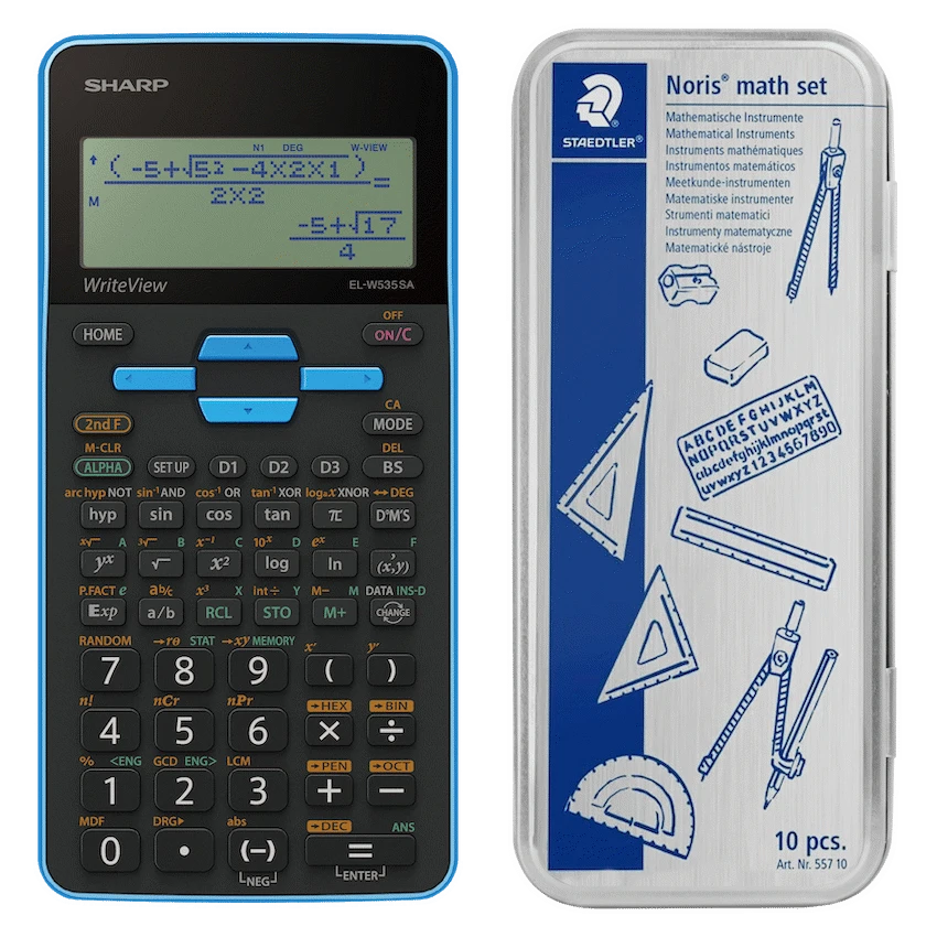Sharp EL535 Scientific Calculator - 422 Functions- Blue - image 6